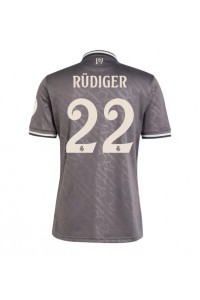 Real Madrid Antonio Rudiger #22 Voetbaltruitje 3e tenue 2024-25 Korte Mouw